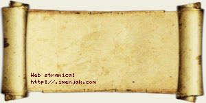 Ana Velebit vizit kartica